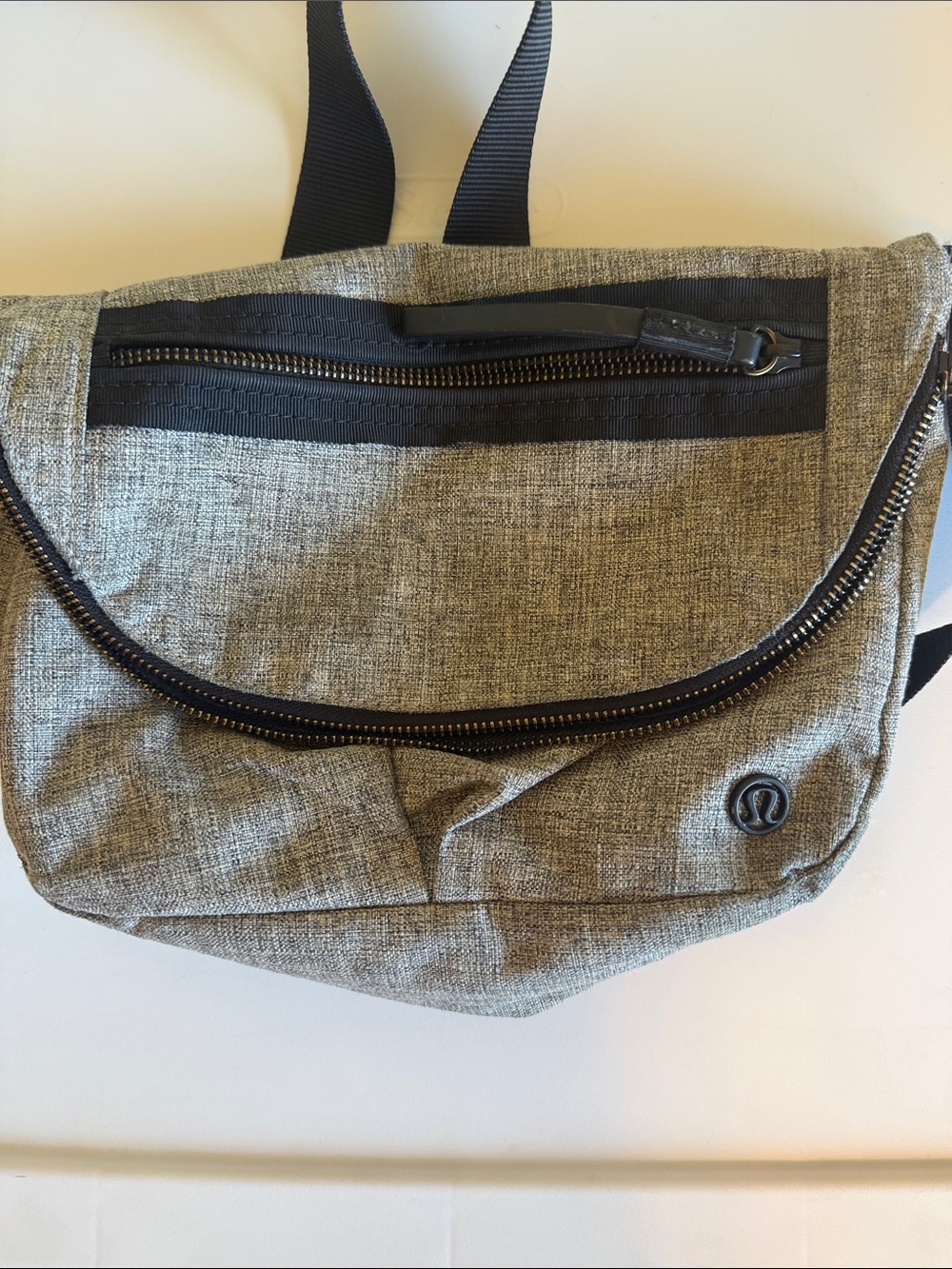 lululemon athletica Heather Grey Crossbody Sling Bag